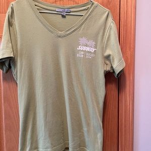 WOMEN'S SUBWAY SAN DIEGO CONVENTION V-NECK SHIRT